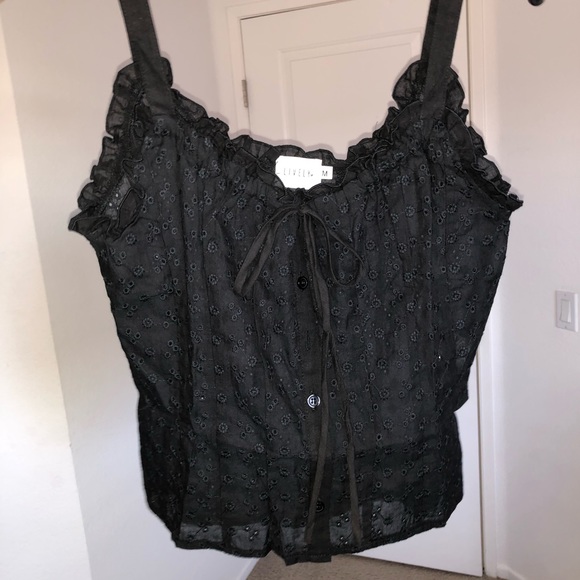 Urban Outfitters Tops - Button up eyelet tank!